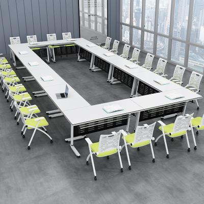 China High Quality Modern Best Foldable Training Room Table Function Table Meeting Table Price with Wheels for School Office Popular Folding for sale