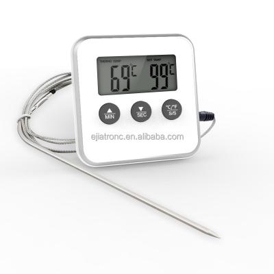 China Wholesale Kitchen Thermometers EK8012 Food Cooking Instant Read Digital Kitchen Meat Thermometer with Stainless Steel Probe for sale