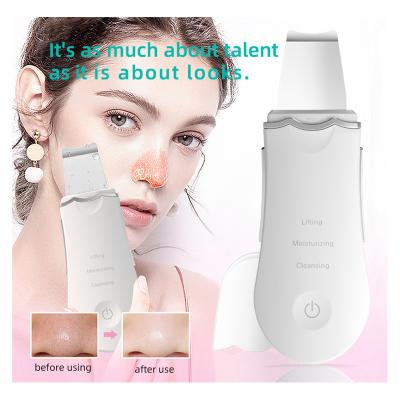 China Whitening New Waterproof Ultrasonic Cleaner Abrasion Resistant Pore Dirt Scraper Stainless Steel Skin Scraper For Skin Cleaning for sale