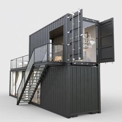 China Modern Wholesale Modular House Prefabricated Container Portable House Foldable Container Home Prefabricated House Container for sale