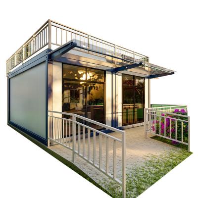 China Modern Expanding Container Homes 40ft Luxury Mobile House Prefabricated Folding Container Home House for sale