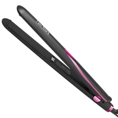 China Cheap Hot Selling LCD Display Hair Crimper Custom Portable Hotel Hair Straightener Slim Straightener for sale