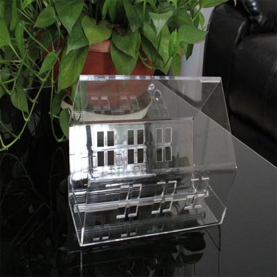 China Viable bird special transparent acrylic feeder for sale