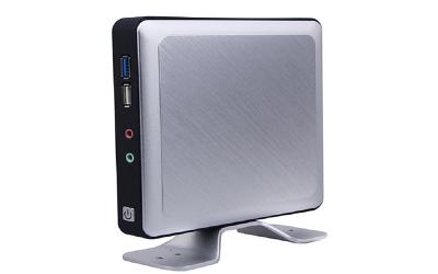 China Intel ultra pequeño Celeron J1800 se dobla PC Fanless 2.41-2.58Ghz de Barebone de la base la mini en venta