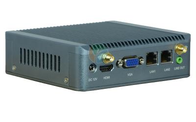 China Intel-Dunne de Cliëntcomputer van PC HTPC van de Vierlingkern J1900 2.0Ghz Nano Mini met LVDS Te koop