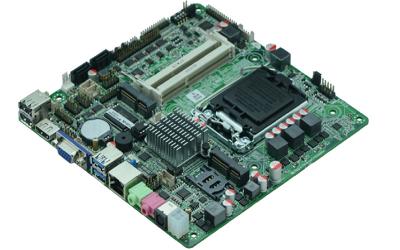 中国 DC 12V -19V Intel 原子のマザーボード 1 * RJ - 45 LAN、1 * 1 枚のマザーボードの LVDS すべて 販売のため