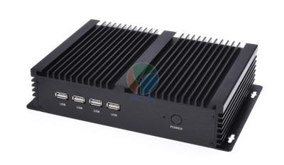 China Fanless Embeded Industrial Mini PC with Intel Celeron 1037u USB 3.0 Dual Gigabit Lan for sale