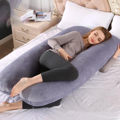 China Non-Toxic Multifunctional Custom Made U Shaped Pregnancy Pillow, Soft U Shaped Maternity Pillow Side Sleeping Paternity Pillows for sale