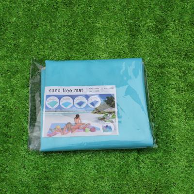 China Magic Mat Outdoor Travel Sand Free Mat Foldable Sand Free Beach PVC 190*150cm Mesh Picnic Camping Mattress Blanket for sale