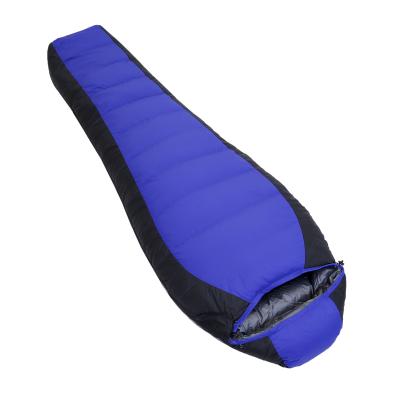 China Mummy 1800g Cold Weather Walking Camper Hiking Travel Lightweight Hollow Cotton Filling Sleeping Bag for sale