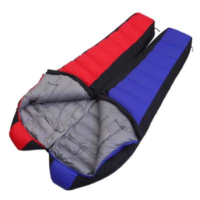 China Waterproof Walking Camping Hiking Anti Riot Compact Lightweight Hollow Cotton Filled Sleeping Bag for sale