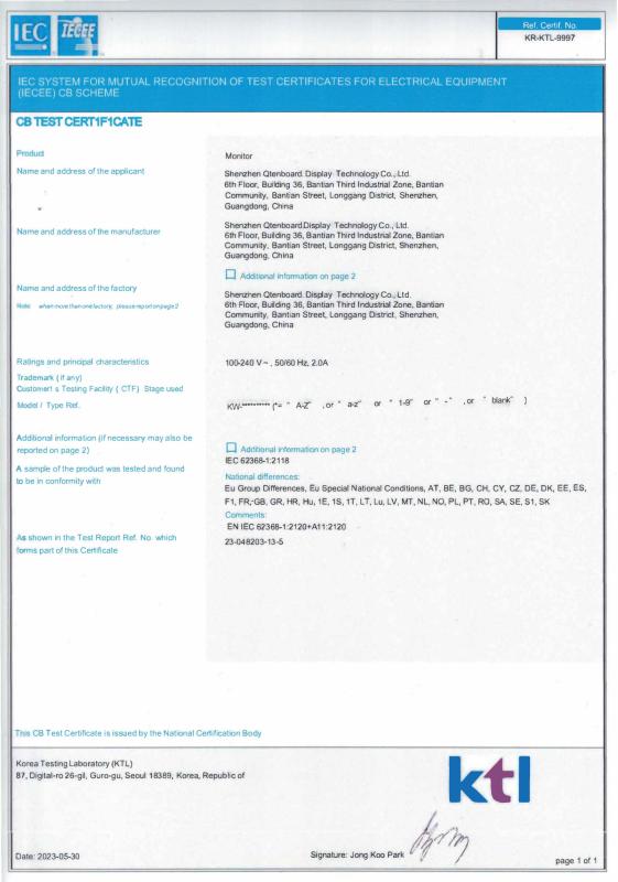 CB - Qtenboard Display Technology Co.,Ltd.