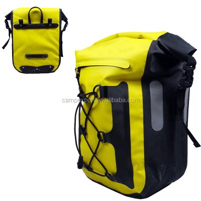 China PVC Tarpaulin Bicycle Bag Saddle Bag High Frequency Welding Waterproof Bag for sale