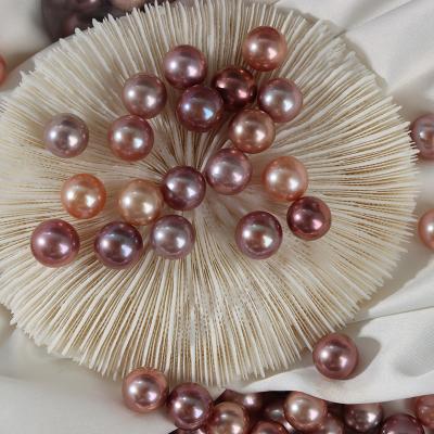 China Jewelry Making 10-11mm Jewelry Wholesale Perfect Round Bead Edison Nude Bead Natural Freshwater Loose Bead for sale