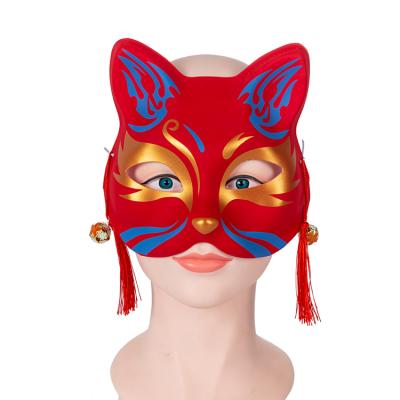 China Hot Selling Antique Design Festival Party Half Face PVC Painted Face Cosplay Cover for sale