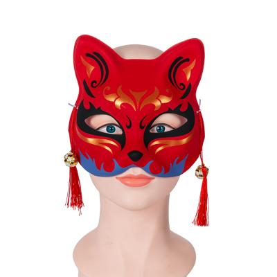 China Fox Wholesale Anime Manufacturer Japanese Style Costume Party Painted Face Cover Cosplay for sale