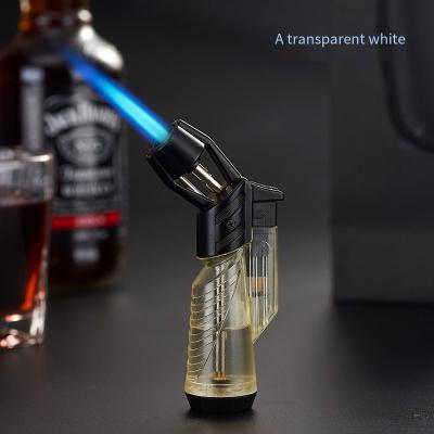 China CLASSIC Straight In Inflatable Windproof Candle Gun Direct Blue Flame Charge Outdoor Lighter for sale