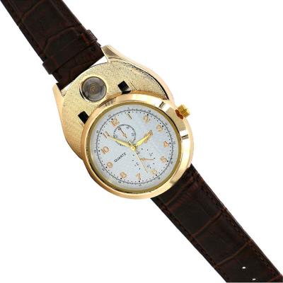 China Safety USB Fashion Watch Lighter Factory Electric Cigarette Watch Charging Lighter for sale