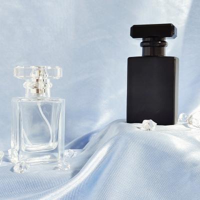 China 50ml 60ml 30ml 100ml Cosmetic Empty Glass Refillable Spray Perfume Custom Luxury Bottle for sale