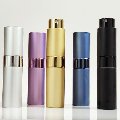 China Wholesale Cosmetic 8ml 10ml 15ml 20ml Pocket Mouth Customized Refillable Perfume Atomizer With Logo for sale