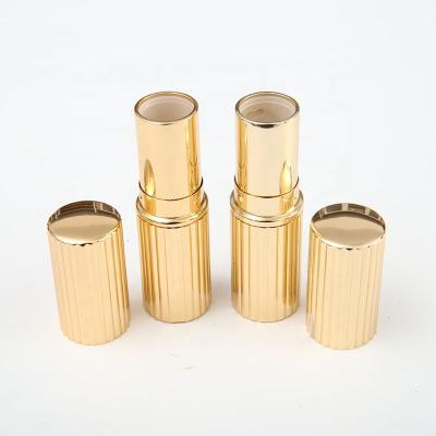 China Mini Rose Gold Unique Aluminum Empty Luxury Lipstick Tube Healthy Click RTS Hat for sale