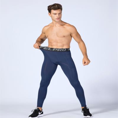 China PRO Wicking Breathable Running Track Cargo Fitness Pocket Men's Running Tight Pants Quick Dry Sweat Elastic Joggers Men's Pants for sale