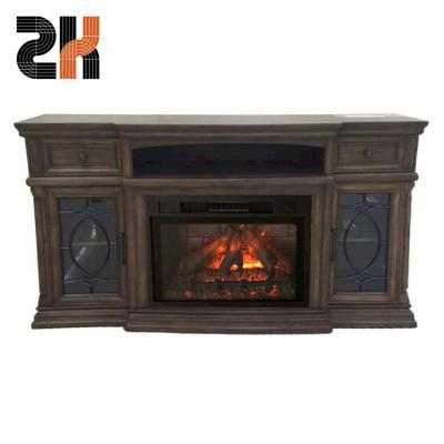 China Hotel 26 Inch Black Indoor Electric Fireplace Heater Insert 3D Flame LED Fireplace Decoration for sale