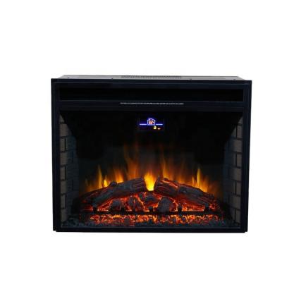 China Hotel 30 Inch Promotion Decorative Adjustable Indoor Insert Electric Fireplace With Hidden Rotating LED Display for sale