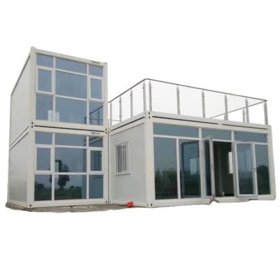 China Modern Mobile Home Slab House Villa Box Shaped Integrated Office Building Prefab Mobile Office House for sale