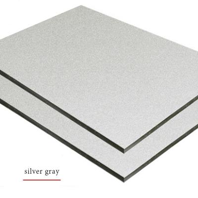 China Modern Flashing Silver Aluminum Composite Panel Interior And Exterior Wall Aluminum Composite Panel for sale