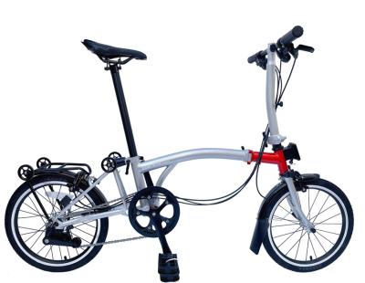 China HOT Popular Popular S/M Running Steel Foldable Bicycle 6 Speed ​​Bar 16 Inch Folding Bike For Sale for sale