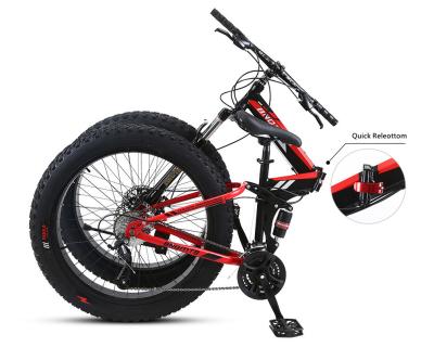 China Popular/Classic Ready To Board 20 Inch 26 Inch Full Suspension Carbon 20x4.0 Or Cheap Fat Big Tire Mountain Folding Bicycle 26x4.0 Snow Bike for sale