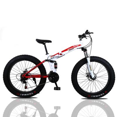 China Popular/classic ready to board 26 inch full carbon 26x4.0 or cheap fat bike 26x4.0 big tire mountain folding bike for sale