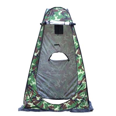 China Diagonal Tie Type JSB-40 Hotsale 1.2m 1.5m Portable Inflatable Camouflage Camping Pop Up Privacy Shower Tent for sale