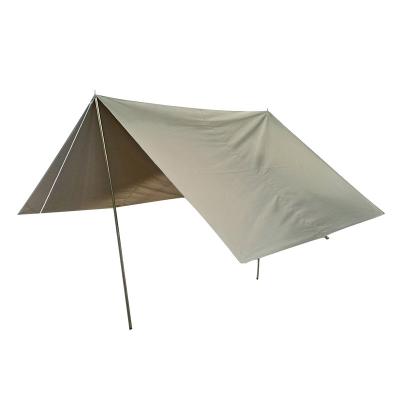 China Guality Cutton Camping Tent Canopy Tarp Sun Shelter Durable Lightweight/Durable/Portable/Waterproof High Current Portable Sun Shelter for sale