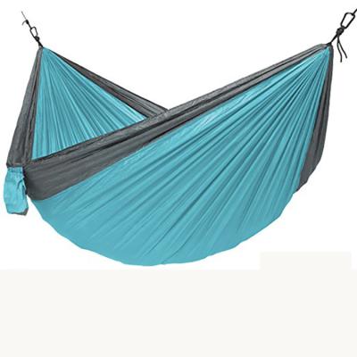 China 2021 Colorfull Lightweight/Durable/Portable Custom Portable Nylon Hammock 300kg Camping Carrier For Outdoor Hiking for sale