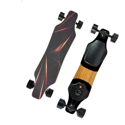 China Hot Selling Custom Durable/Portable 5000mAh 450W*2 LongBoard Powerful Four Wheel Electric Skateboard With Wireless Remote for sale