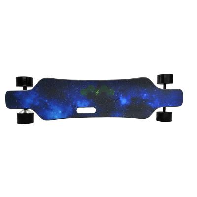 China Hot Selling Custom Durable/Portable 450W LongBoard Powerful Four Wheel Electric Skateboard With Wireless Remote for sale