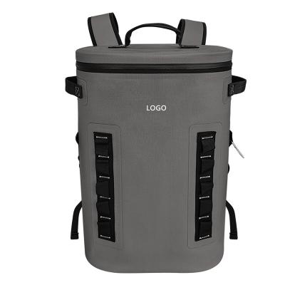 China 20L 840D TPU Waterproof Outdoor Airtight Zipper Fashion Insulated Thermal Cooler Backpack for sale