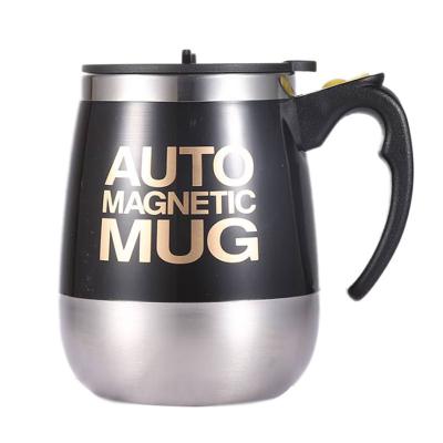 China New Viable Automatic Self Stirring Magnetic Coffee Magnetic Creative Milk Lazy Smart Blender Blender Thermal Mug Mug Stainless Steel for sale