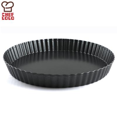 China Viable Flower Tart Quiche Pan Non-Stick Pie Tart Baking Dish Casserole for Oven Baking Plate Pie Mold for sale