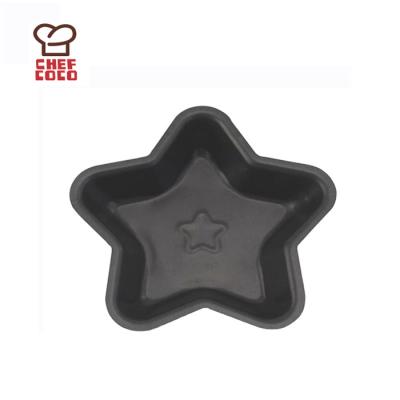 China Carbon Steel Star Shape Non-Stick Viable Pan Pentagram Cake Mold Bakeware for Oven Baking for sale