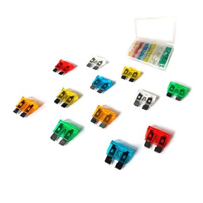 China Solar Power System Car Fuse Assortment Zinc Material 5A 10A 15A 20A 25A 30A Replacement Automotive Fuses for sale