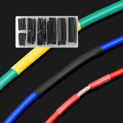 China Protect Cables Factory Supply Insulated Black Electrical Wire Heat Shrink Tube for sale