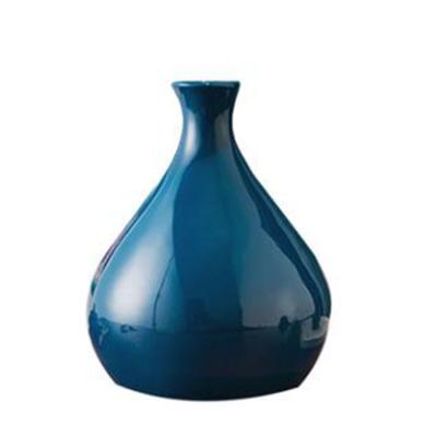 China Europe Teal Flower Vase Modern Ceramic Porcelain for sale