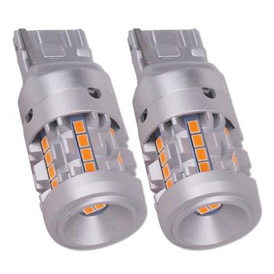 China LED Turn Signal Light HSUNLAMP T20 7440/7443 3157 W21W LED 26 Bulbs HP3020 Led CanBus No Error Led Lamp For Turn Signal Light for sale