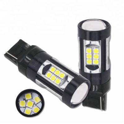 China Auto Signal Light T20 7440/7443 3157 W21W LED Bulbs 30smd3030 Led CanBus No Error No Led Lamp For Turn Signal Light for sale