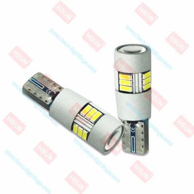 China T10/W5W/194 SMD4014 Canbus/car canbus HSUN-G3-T10 15 LED SMD4014 12-30V canbus LED internal PCB Canbus LED light/501led t10 LED light/501led t10 for sale