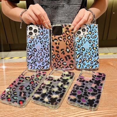 China Shockproof iPhone 13 12 pro Max Fashion Mobile Phone Accessories Shell Back Cover For Luxury Shockproof Leopard Print Marble Dream for sale