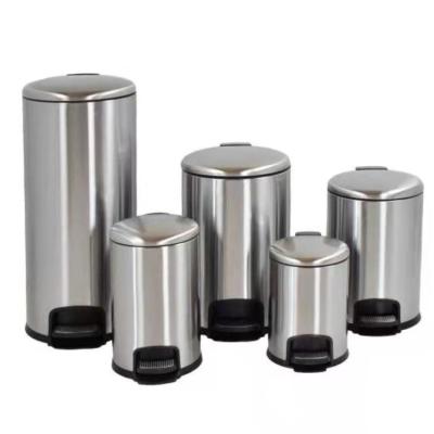 China Sustainable TOP Stainless Steel Pedal Bin Bin 5l/8l/12l/20l/30l for sale